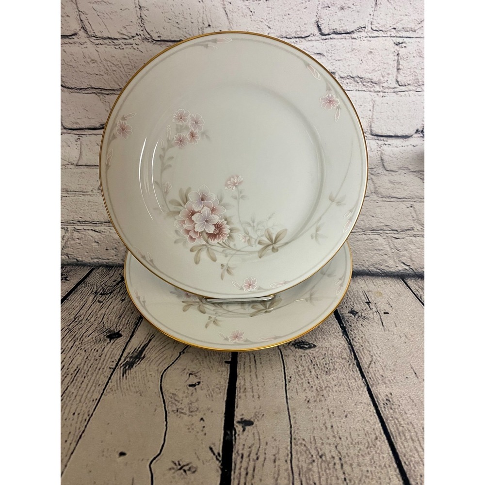 Vintage Legendary By Noritake Shrewsbury 3490 Salad‎ Plates 8" Floral Set of 2